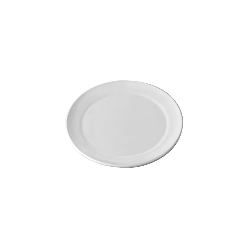 6 -Zoll -Aluminium -Pizza -Tablett breiter Rand